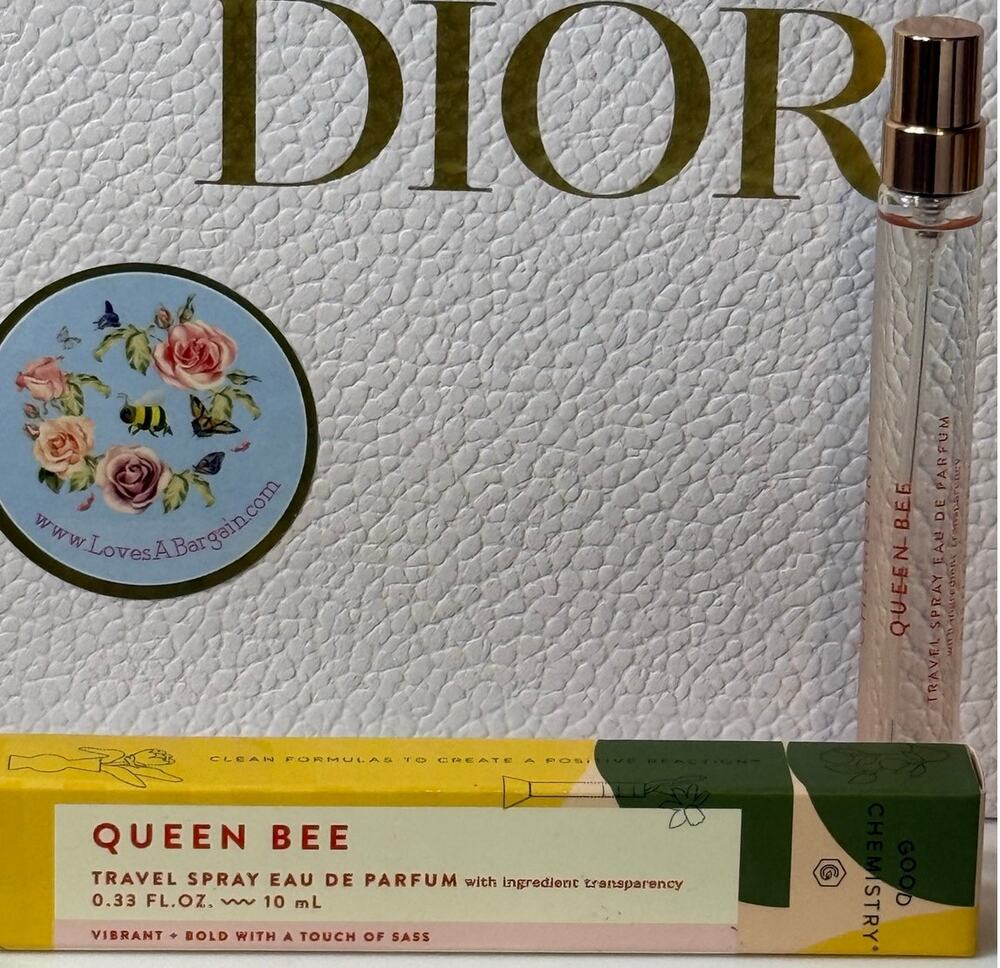 Good Chemistry - TRAVEL Spray Eau de Parfum - QUEEN BEE - 10 mL - NEW in box